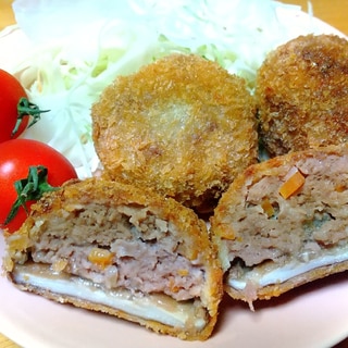 キノコ界の肉と肉が合体して最強！椎茸の肉詰め揚げ